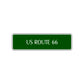 US Route 66 Road Aluminum Metal Novelty Street Plate Sign Wall Gift Decor