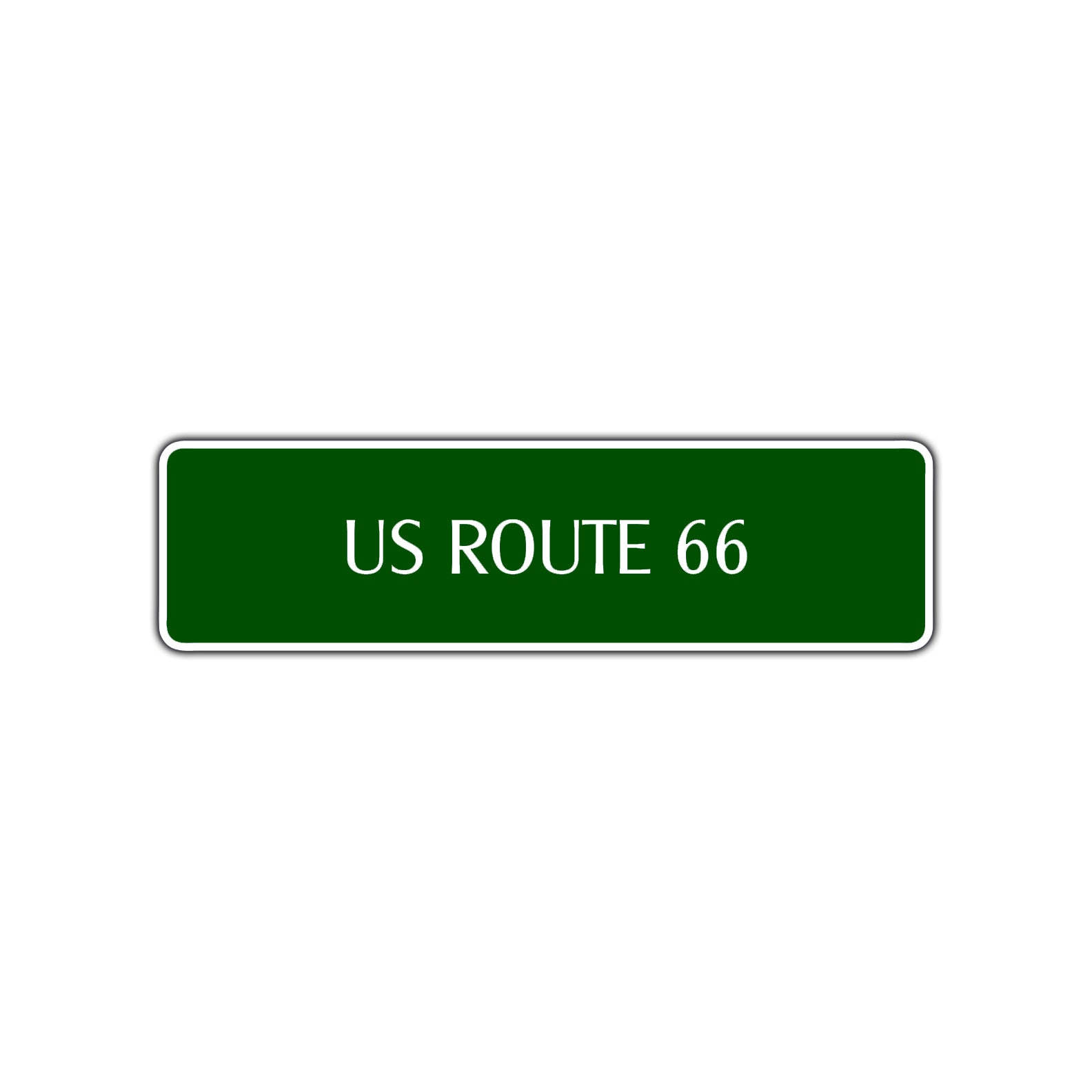 US Route 66 Road Aluminum Metal Novelty Street Plate Sign Wall Gift Decor