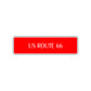 US Route 66 Road Aluminum Metal Novelty Street Plate Sign Wall Gift Decor