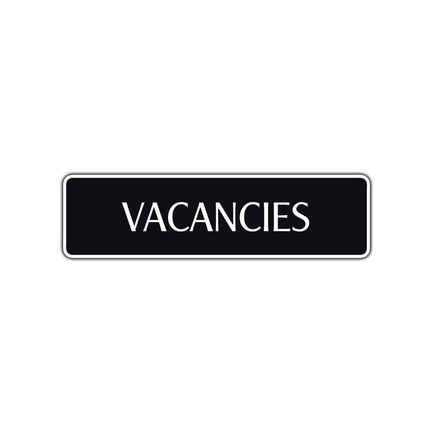 Vacancies Road Aluminum Metal Novelty Street Plate Sign Wall Gift Decor