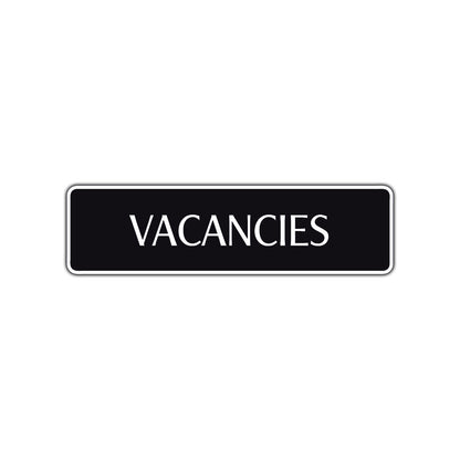 Vacancies Road Aluminum Metal Novelty Street Plate Sign Wall Gift Decor