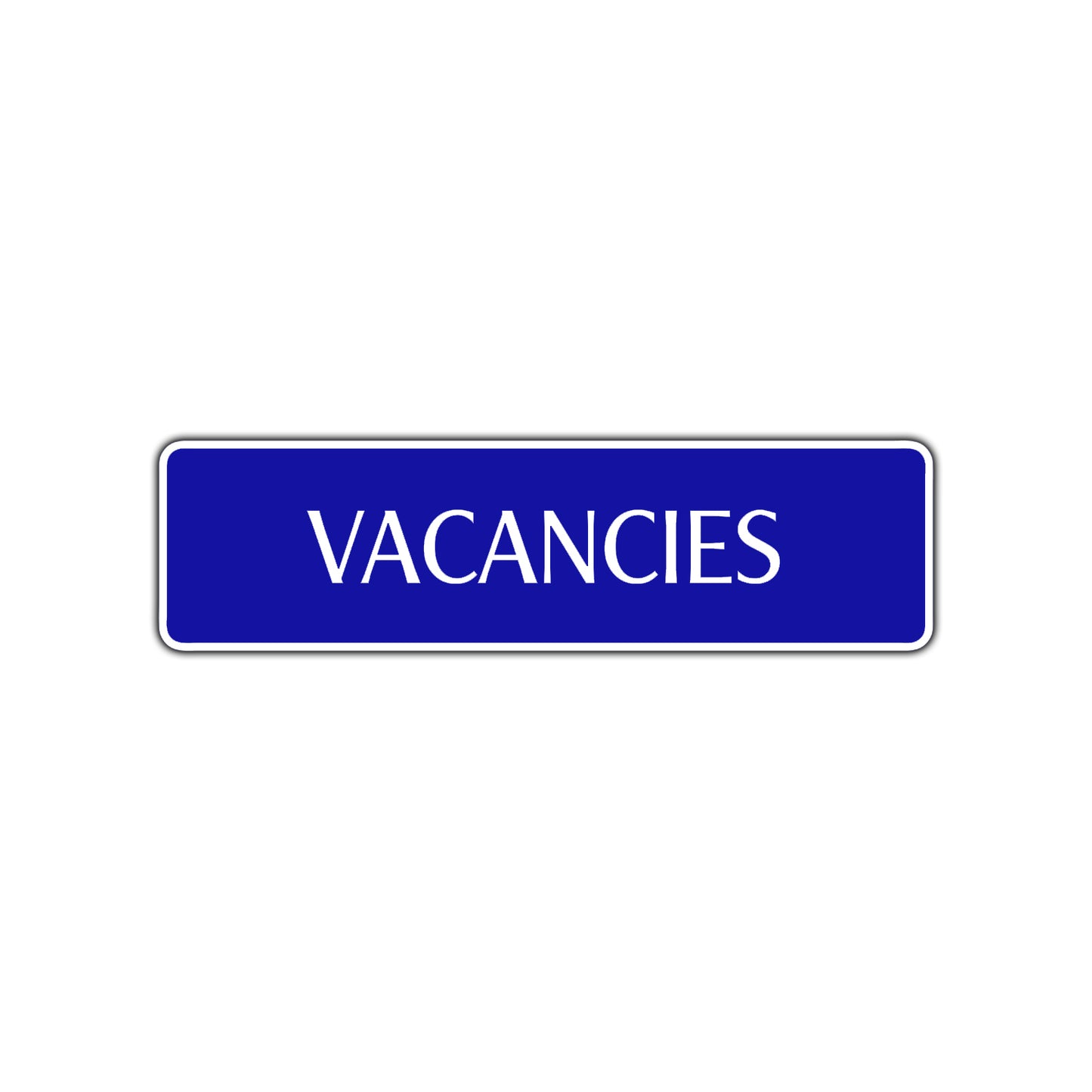 Vacancies Road Aluminum Metal Novelty Street Plate Sign Wall Gift Decor