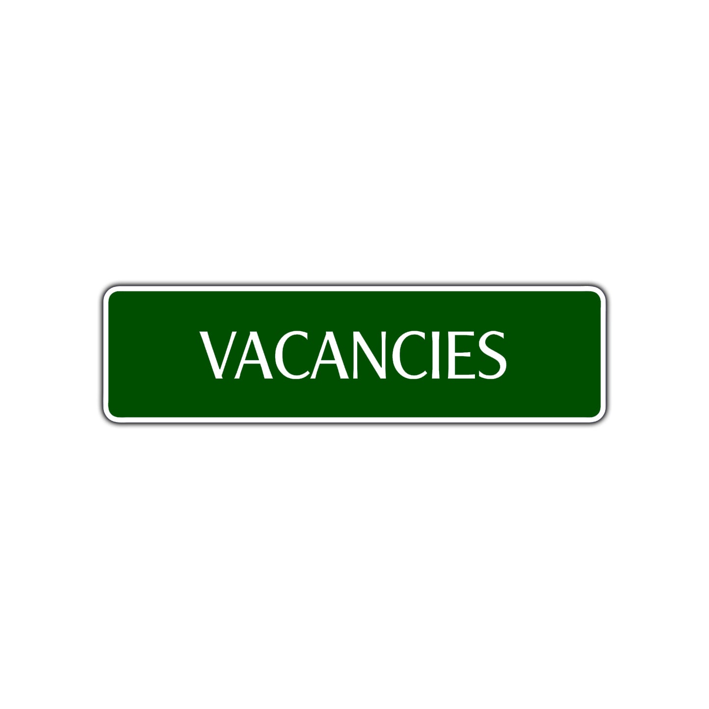 Vacancies Road Aluminum Metal Novelty Street Plate Sign Wall Gift Decor