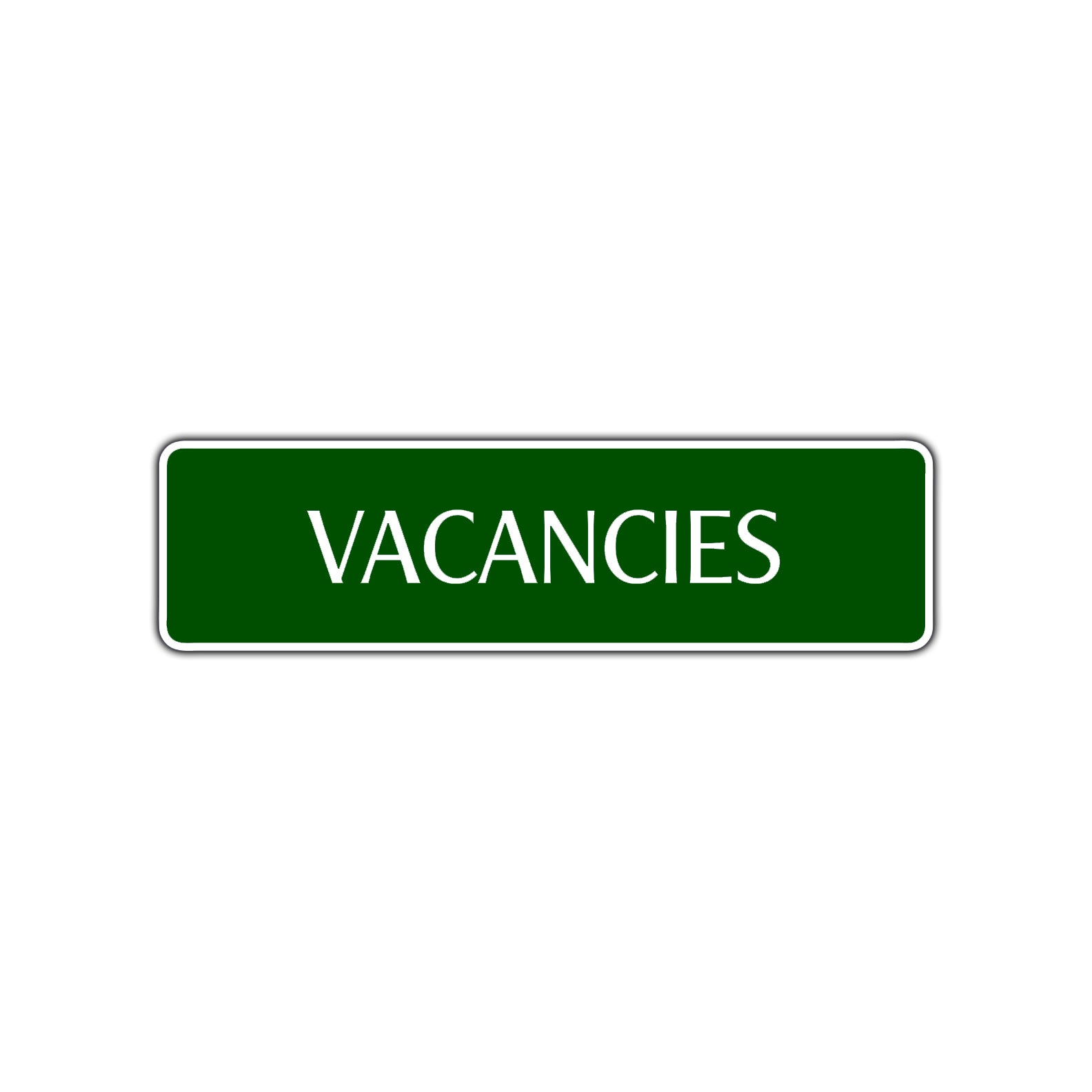 Vacancies Road Aluminum Metal Novelty Street Plate Sign Wall Gift Decor