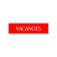 Vacancies Road Aluminum Metal Novelty Street Plate Sign Wall Gift Decor