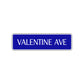 Valentine Ave Road Highway Street Aluminum Romantic Metal Plate Decor Novelty Sign Gift