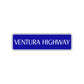 Ventura Highway Road Aluminum Metal Novelty Street Plate Sign Wall Gift Decor