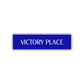Victory Place Road Aluminum Metal Novelty Street Plate Sign Wall Gift Decor