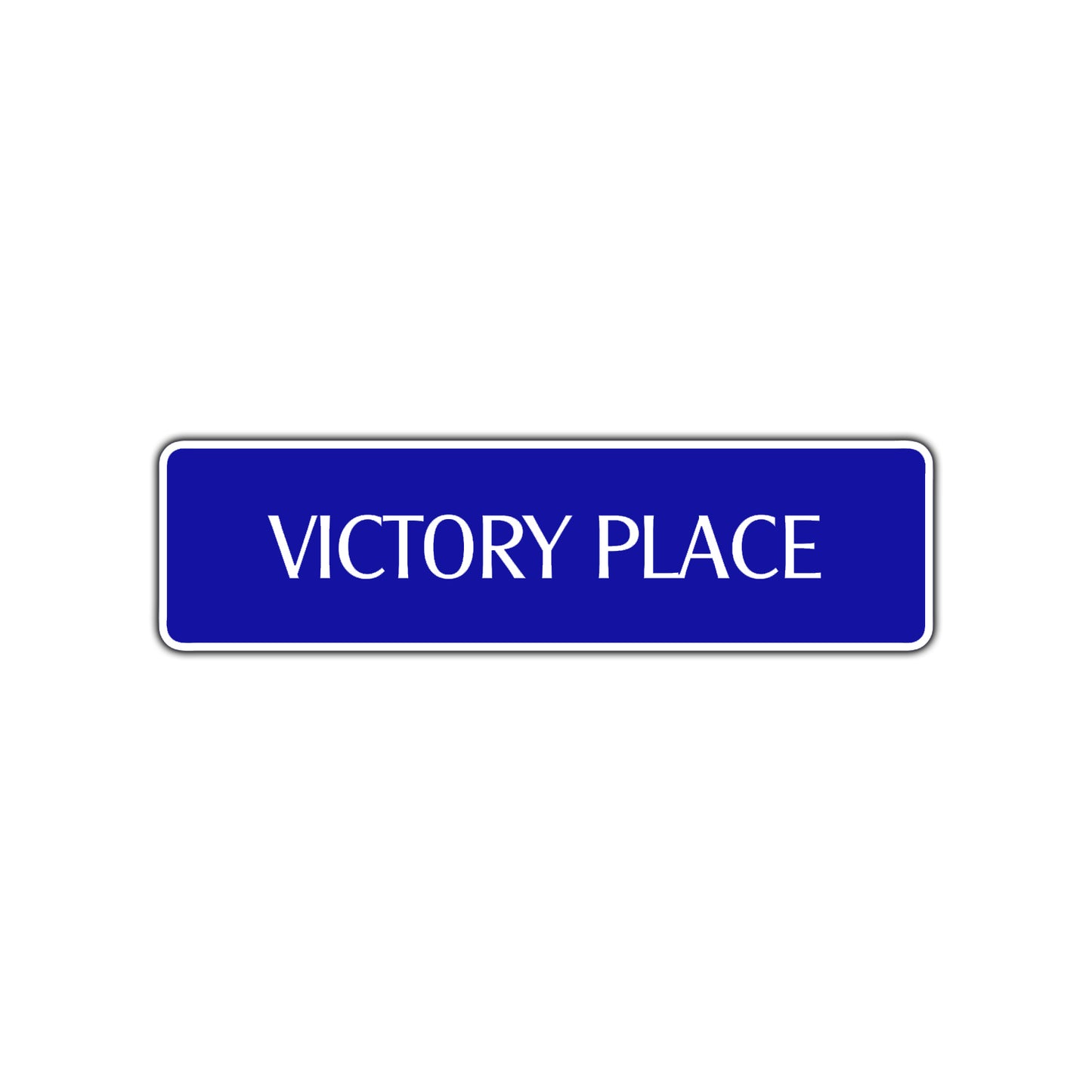 Victory Place Road Aluminum Metal Novelty Street Plate Sign Wall Gift Decor