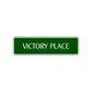 Victory Place Road Aluminum Metal Novelty Street Plate Sign Wall Gift Decor
