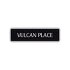 Vulcan Place Road Aluminum Metal Novelty Street Plate Sign Wall Gift Decor