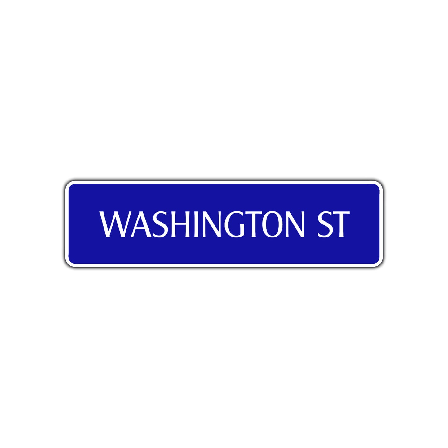 Washington St Road Aluminum Metal Novelty Street Plate Sign Wall Gift Decor