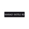 Whiskey Bottle Road Aluminum Metal Novelty Street Plate Sign Wall Gift Decor