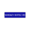 Whiskey Bottle Road Aluminum Metal Novelty Street Plate Sign Wall Gift Decor