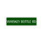Whiskey Bottle Road Aluminum Metal Novelty Street Plate Sign Wall Gift Decor
