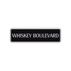 Whiskey Boulevard Road Aluminum Metal Novelty Street Plate Sign Wall Gift Decor