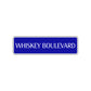 Whiskey Boulevard Road Aluminum Metal Novelty Street Plate Sign Wall Gift Decor