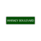 Whiskey Boulevard Road Aluminum Metal Novelty Street Plate Sign Wall Gift Decor