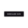 Wideglide Way Harley Road Aluminum Metal Novelty Street Plate Sign Wall Gift Decor