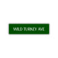 Wild Turkey Avenue Road Aluminum Metal Novelty Street Plate Sign Wall Gift Decor