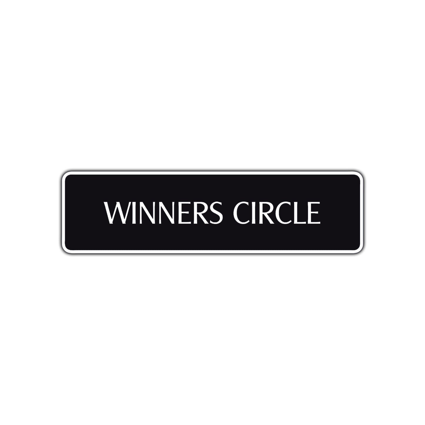 Winners Circle Road Aluminum Metal Novelty Street Plate Sign Wall Gift Decor