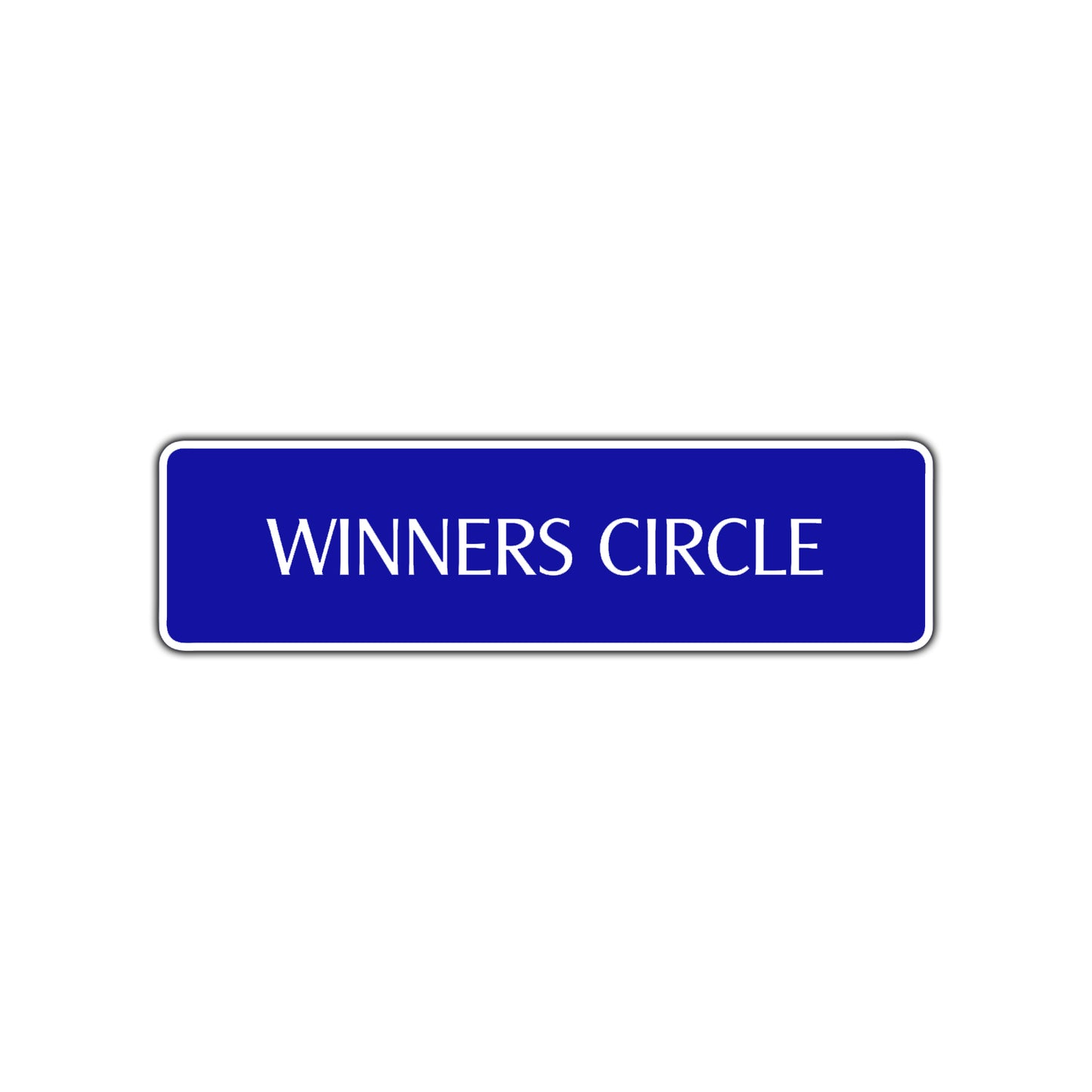 Winners Circle Road Aluminum Metal Novelty Street Plate Sign Wall Gift Decor