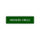 Winners Circle Road Aluminum Metal Novelty Street Plate Sign Wall Gift Decor