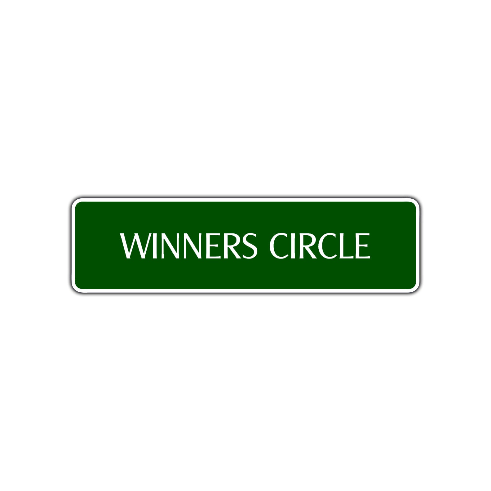 Winners Circle Road Aluminum Metal Novelty Street Plate Sign Wall Gift Decor