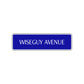 Wiseguy Road Aluminum Metal Novelty Street Plate Sign Wall Gift Decor