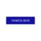 Yankees Boulevard New York Road Aluminum Metal Novelty Street Plate Sign Wall Gift Decor