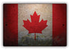 Canada Country Nation Flag Novelty Vintage Rustic Grunge Wall Decor Aluminum Metal Sign Plate