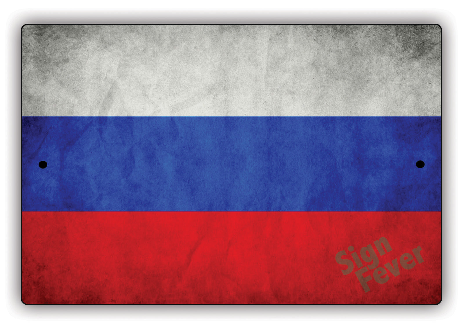 Russia Country Flag | Novelty Vintage Sign – Sign Fever