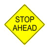 Caution Stop Ahead Road Matel Aluminum Notice Novelty Plate Crossing Sign