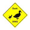 Duck Xing Ducks Road Matel Aluminum Notice Novelty Plate Crossing Sign