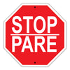 Stop - Pare Spanish Warning Road Street Matel Aluminum Notice Novelty Plate Sign