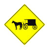 Horse Carriage Crossing Animal Xing Metal Aluminum Notice Novelty Road Plate Sign