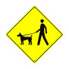 Guide Dog Crossing Animal Xing Metal Aluminum Notice Novelty Road Plate Sign