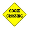 Caution Goose Crossing Animal Xing Metal Aluminum Notice Novelty Road Plate Sign