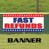Fast Refund USA Tax Easy Creadit Payout Payment Vinyl Banner Sign