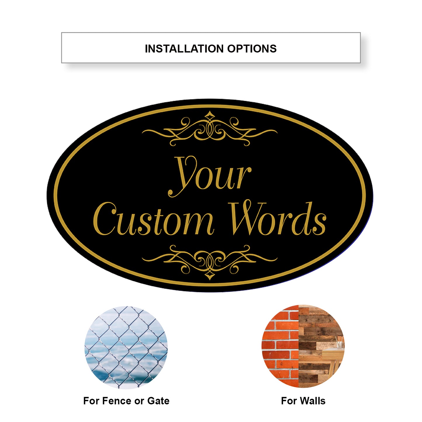 Your Custom Words Sign