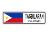 Tagbilaran Philippines Flag City Country Gift Plate Wall Decor Street Aluminum Metal Novelty Sign Plate