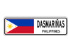 Dasmarinas Philippines Flag City Country Gift Plate Wall Decor Street Aluminum Metal Novelty Sign Plate