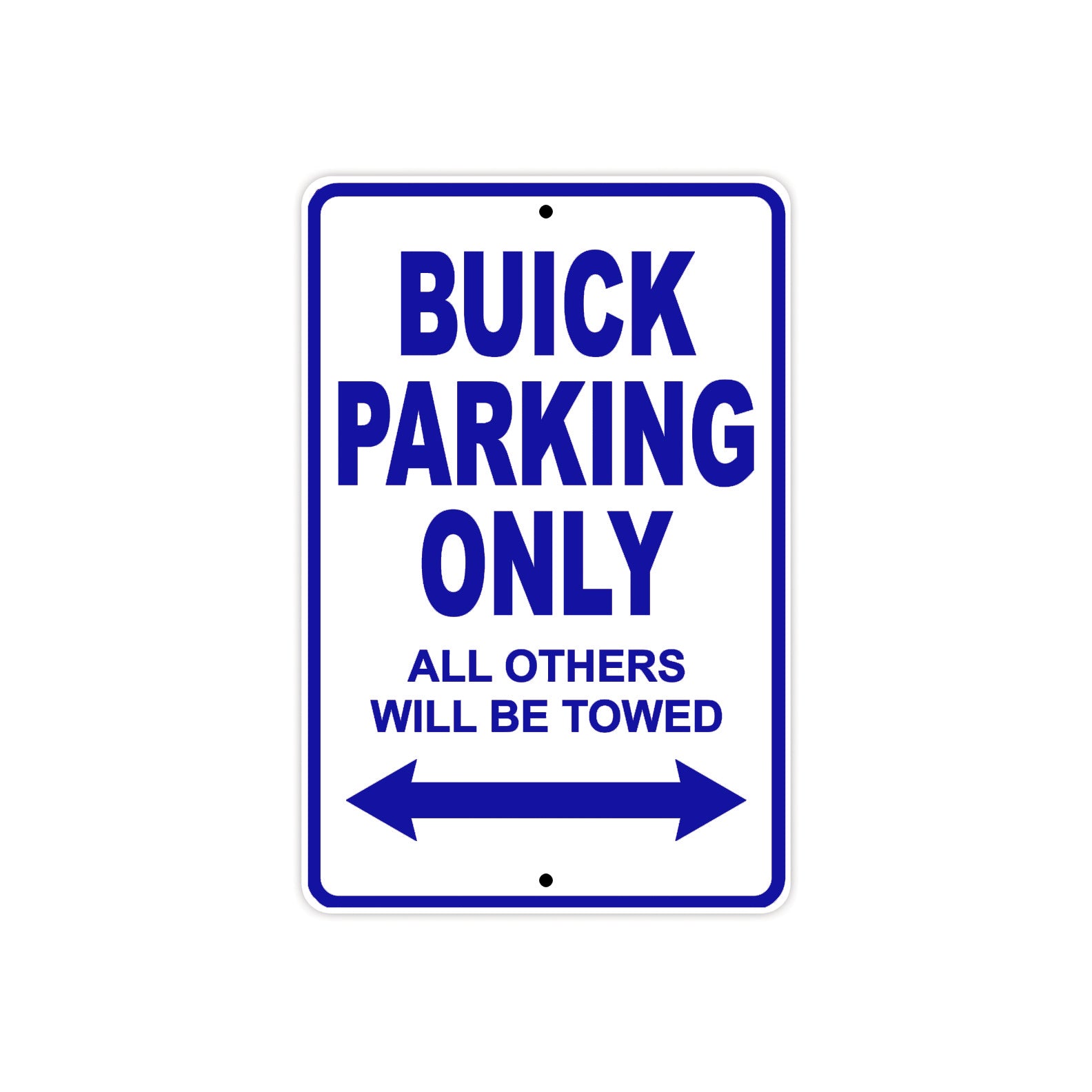 Buick Parking Only All Others Will Be Towed Aluminum Decor Garage Sign