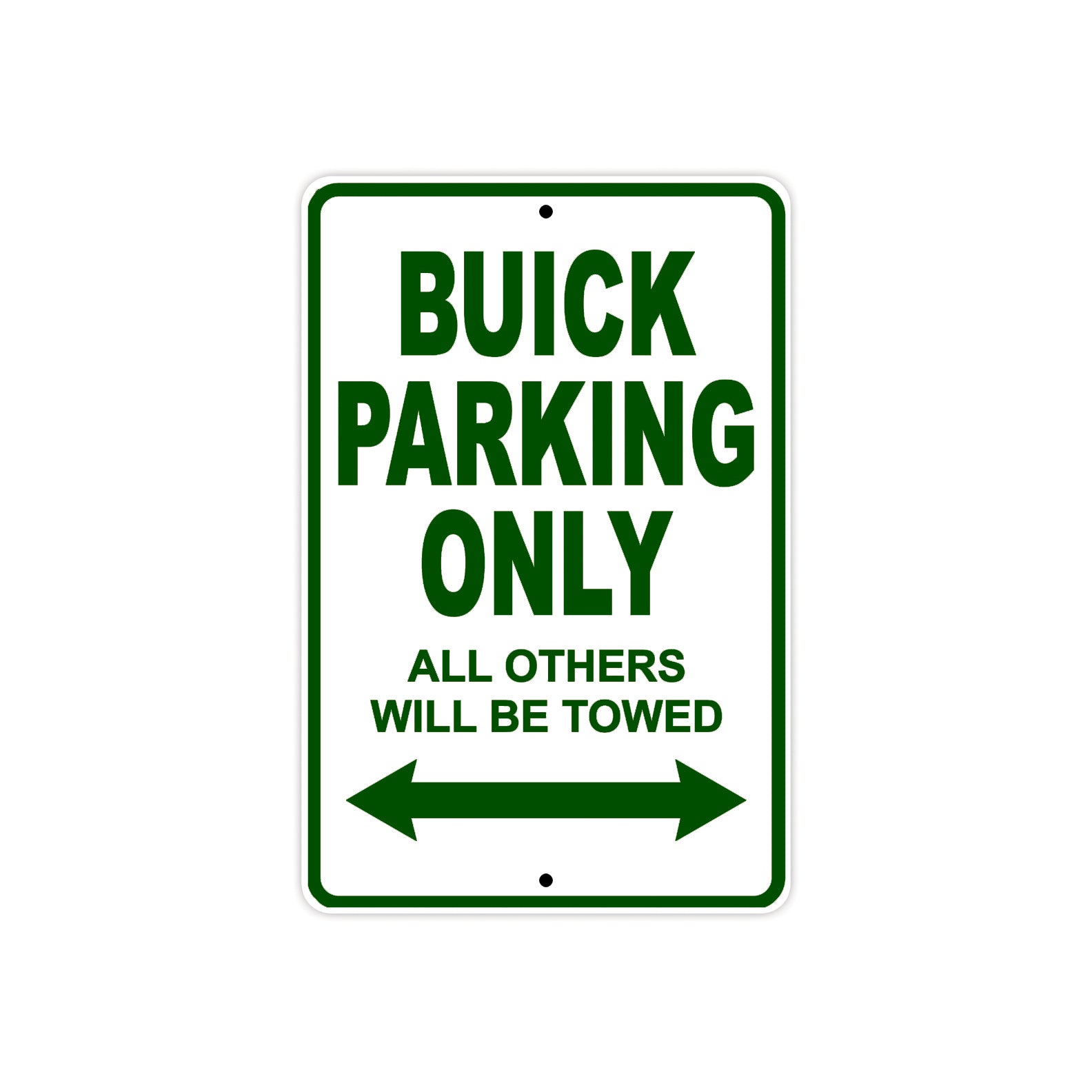 Buick Parking Only All Others Will Be Towed Aluminum Decor Garage Sign