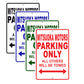 Mitsuoka Motors Parking Only All Others Will Be Towed Aluminum Decor Garage Sign