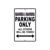 Mahindra Parking Only All Others Will Be Towed Aluminum Decor Garage Sign