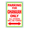 Parking For Aghan Only All Others Will Be Towed Country Citizens Car Parking Street Aluminum Metal Novelty Sign Plate
