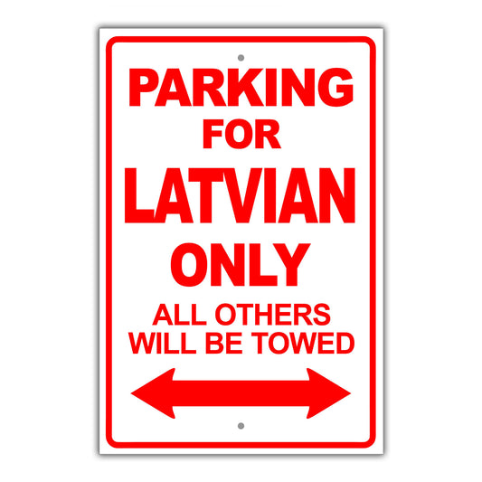 Parking For Aghan Only All Others Will Be Towed Country Citizens Car Parking Street Aluminum Metal Novelty Sign Plate