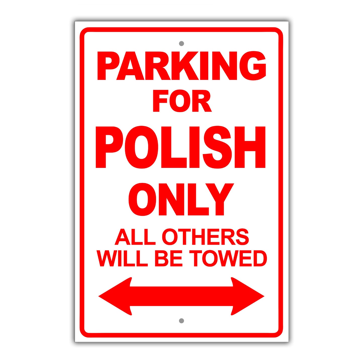 Parking For Aghan Only All Others Will Be Towed Country Citizens Car Parking Street Aluminum Metal Novelty Sign Plate