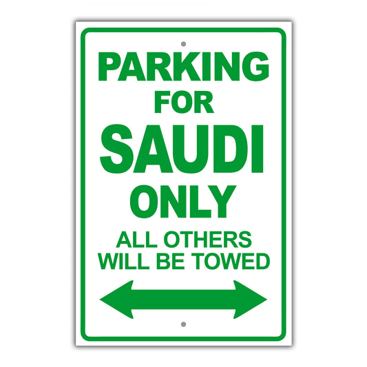 Parking For Aghan Only All Others Will Be Towed Country Citizens Car Parking Street Aluminum Metal Novelty Sign Plate